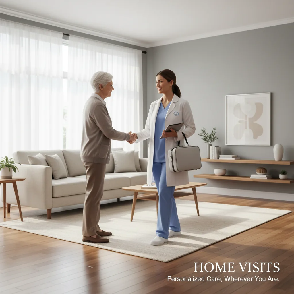 Home visit — care where you are comfortable
